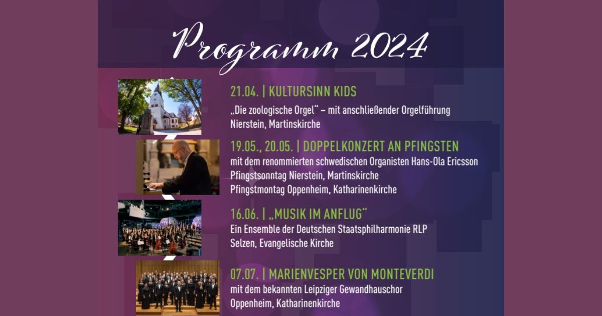 KulturSinn Rhein-Selz Programm 2024